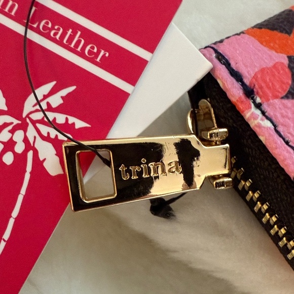 Trina Turk Pink and Purple Floral Wallet - Picture 5 of 12